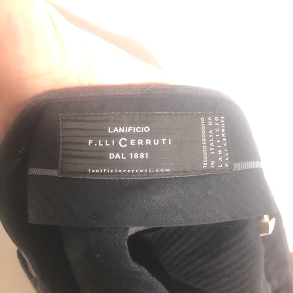 Banana Republic Tailored Slim Fit Gray Pants 34x34 - Picture 6 of 7